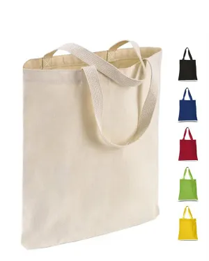 12 ct High Quality Promotional 100% Canvas Tote Bags - By Dozen