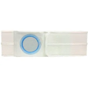 9" Left, White, Cool Comfort, Nu-Form Belt, Medium, 2-1/8" Opening Placed 1-1/2" From Bottom
