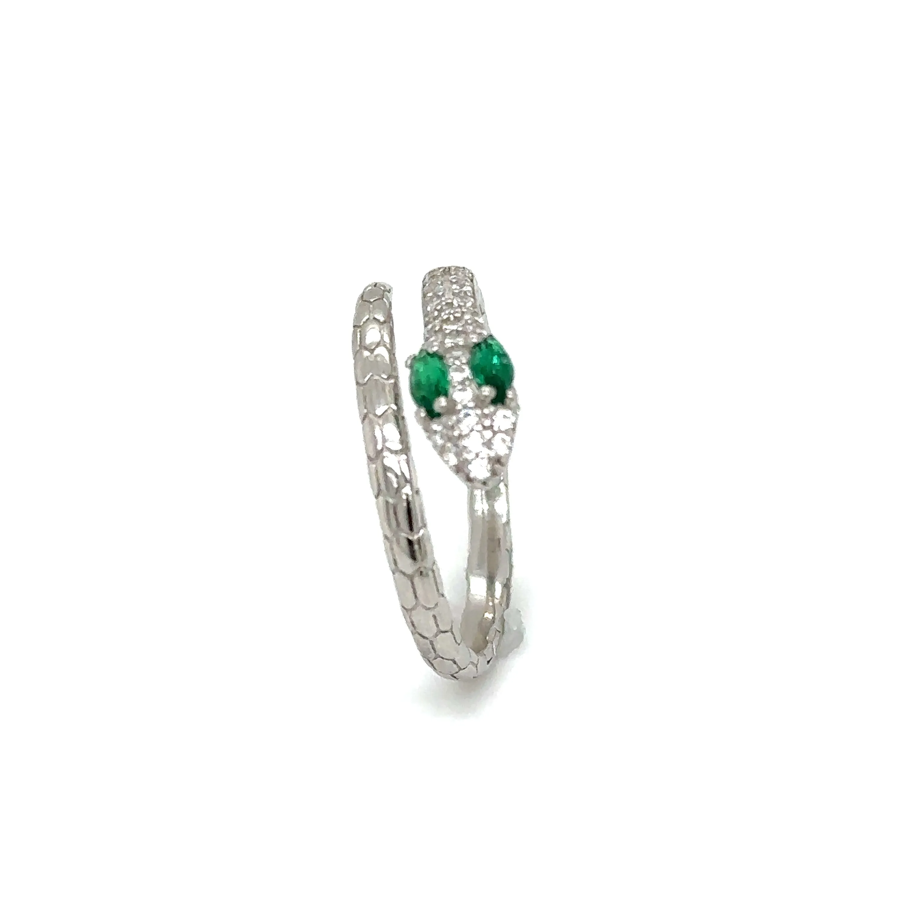 Adjustable Cubic Zirconia Snake Rings