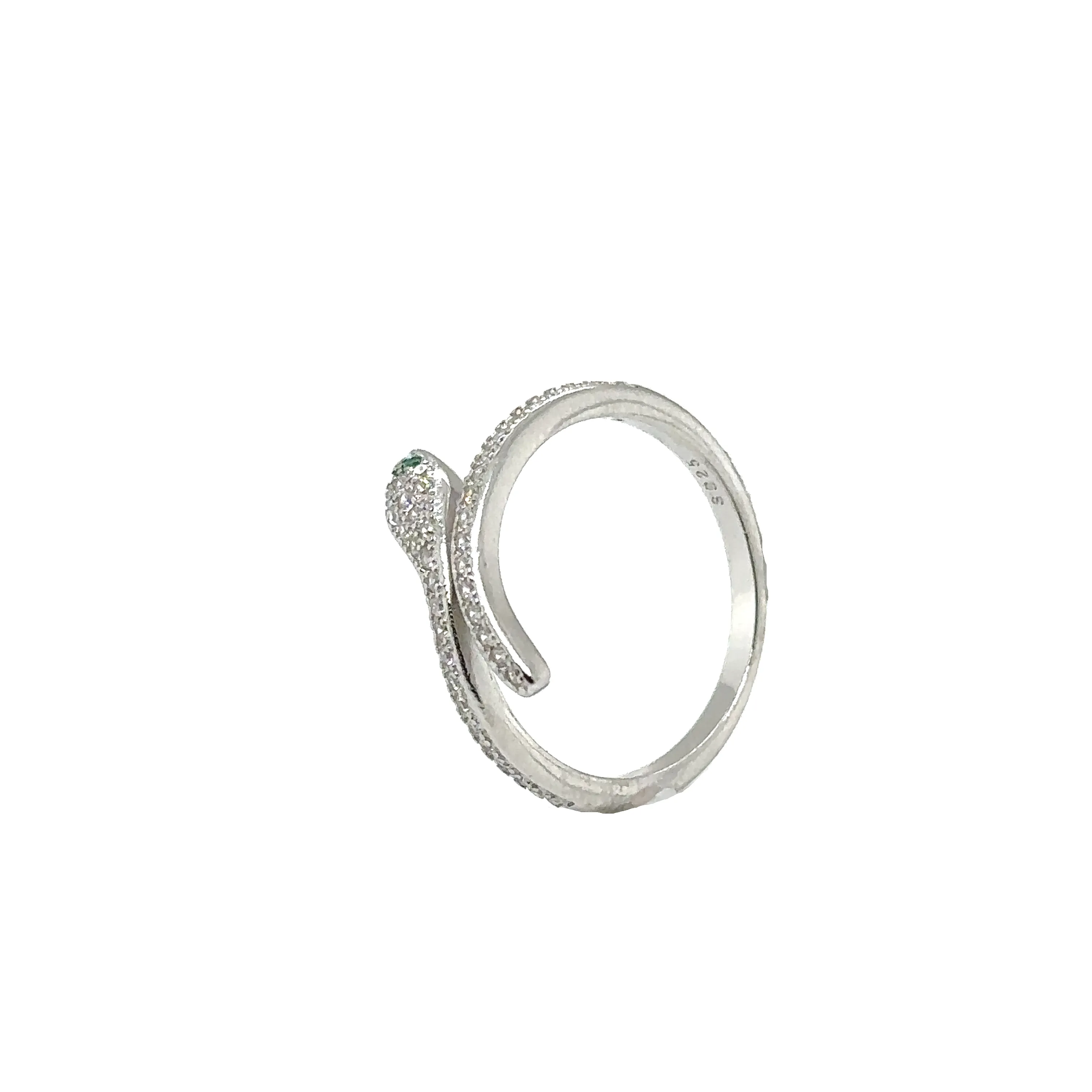 Adjustable Cubic Zirconia Snake Rings