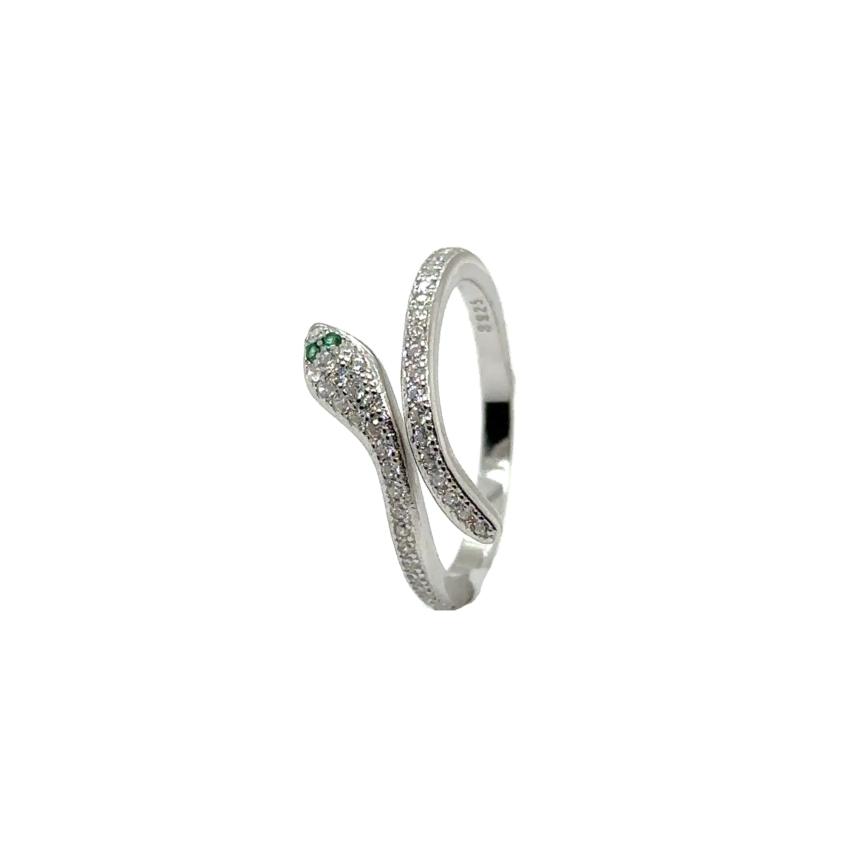 Adjustable Cubic Zirconia Snake Rings