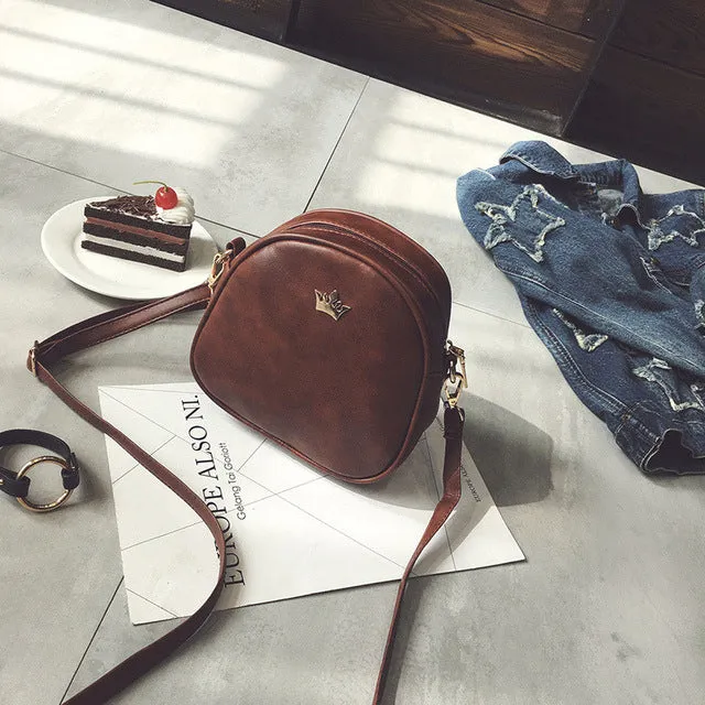Bags for Women 2020 New Shoulder Bag Fashion Handbag Phone Purse Imperial Crown Pu Leather Women Small Shell Crossbody Bag