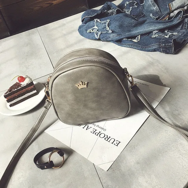 Bags for Women 2020 New Shoulder Bag Fashion Handbag Phone Purse Imperial Crown Pu Leather Women Small Shell Crossbody Bag