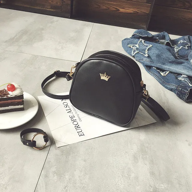 Bags for Women 2020 New Shoulder Bag Fashion Handbag Phone Purse Imperial Crown Pu Leather Women Small Shell Crossbody Bag