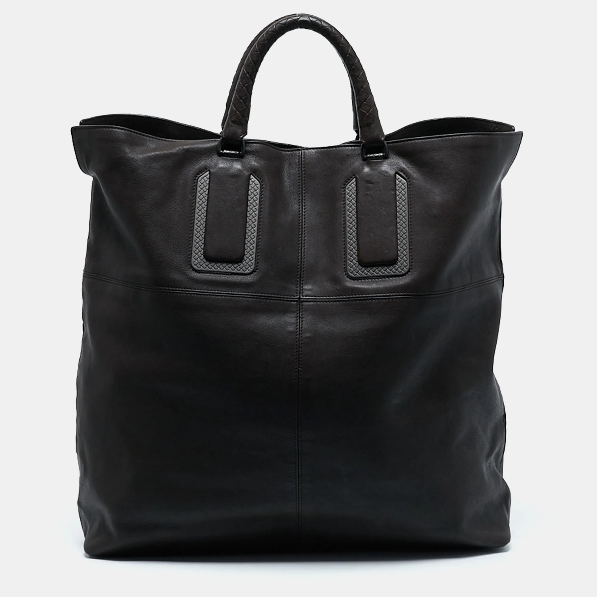 Bottega Veneta Choco Brown Leather Oversized Tote
