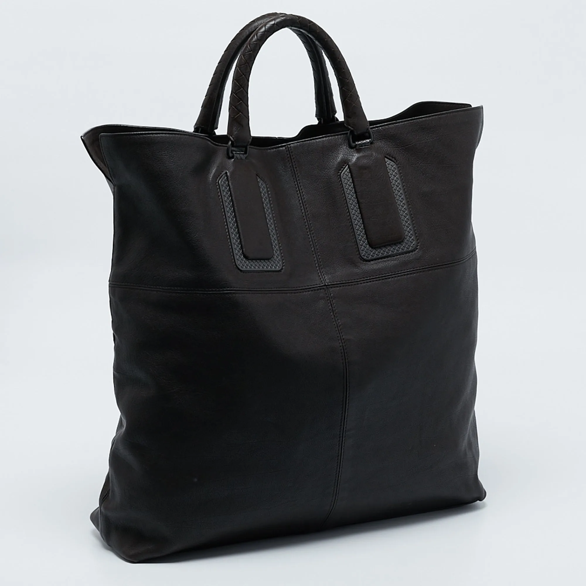 Bottega Veneta Choco Brown Leather Oversized Tote