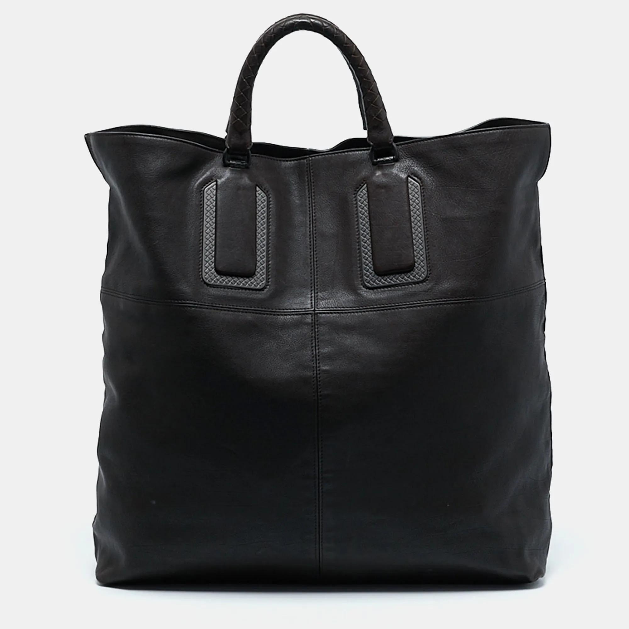 Bottega Veneta Choco Brown Leather Oversized Tote