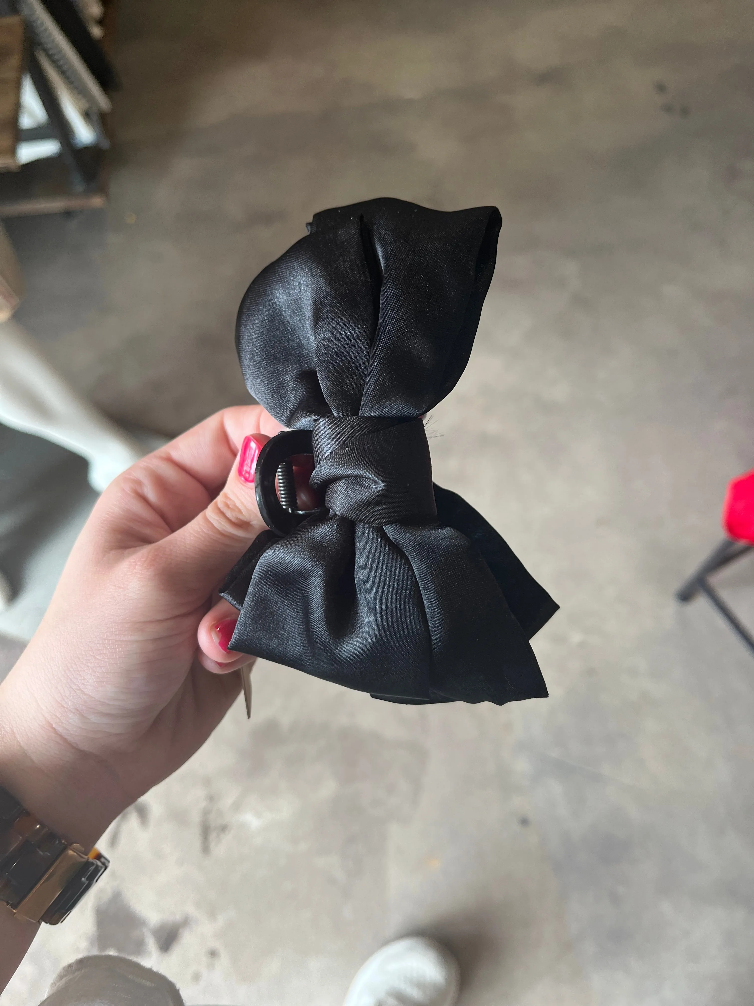 Bow Hair Claw Clips