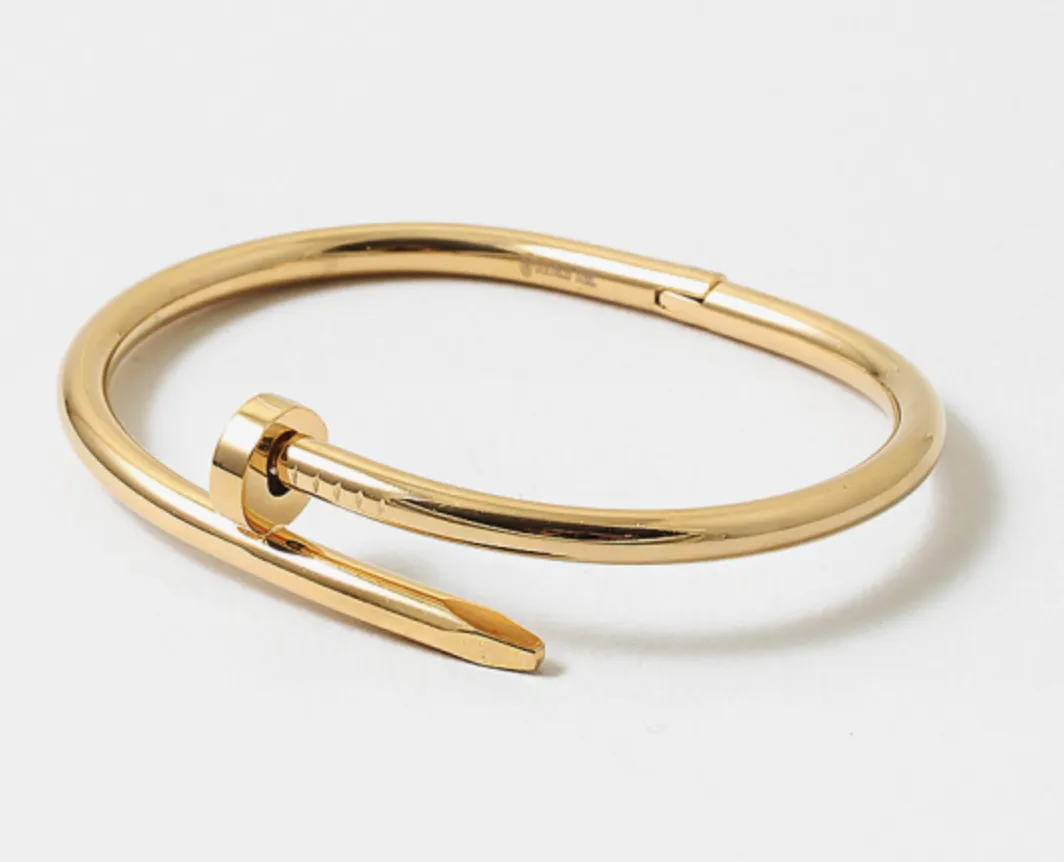Cartier-Style Nail Bangle
