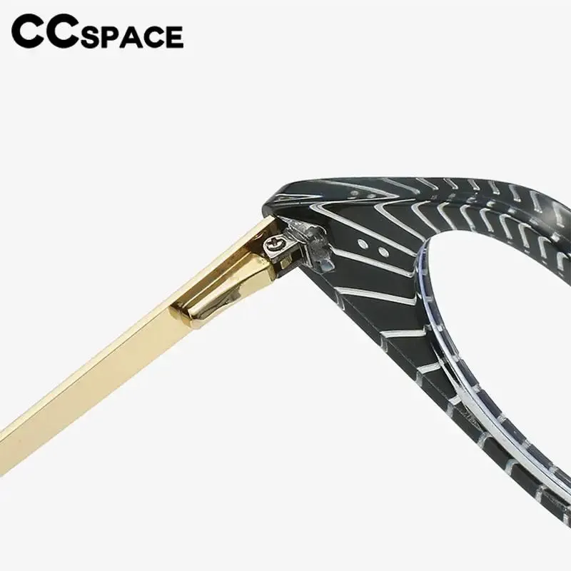 CCspace Women's Full Rim Small Cat Eye Plastic Eyeglasses 57281