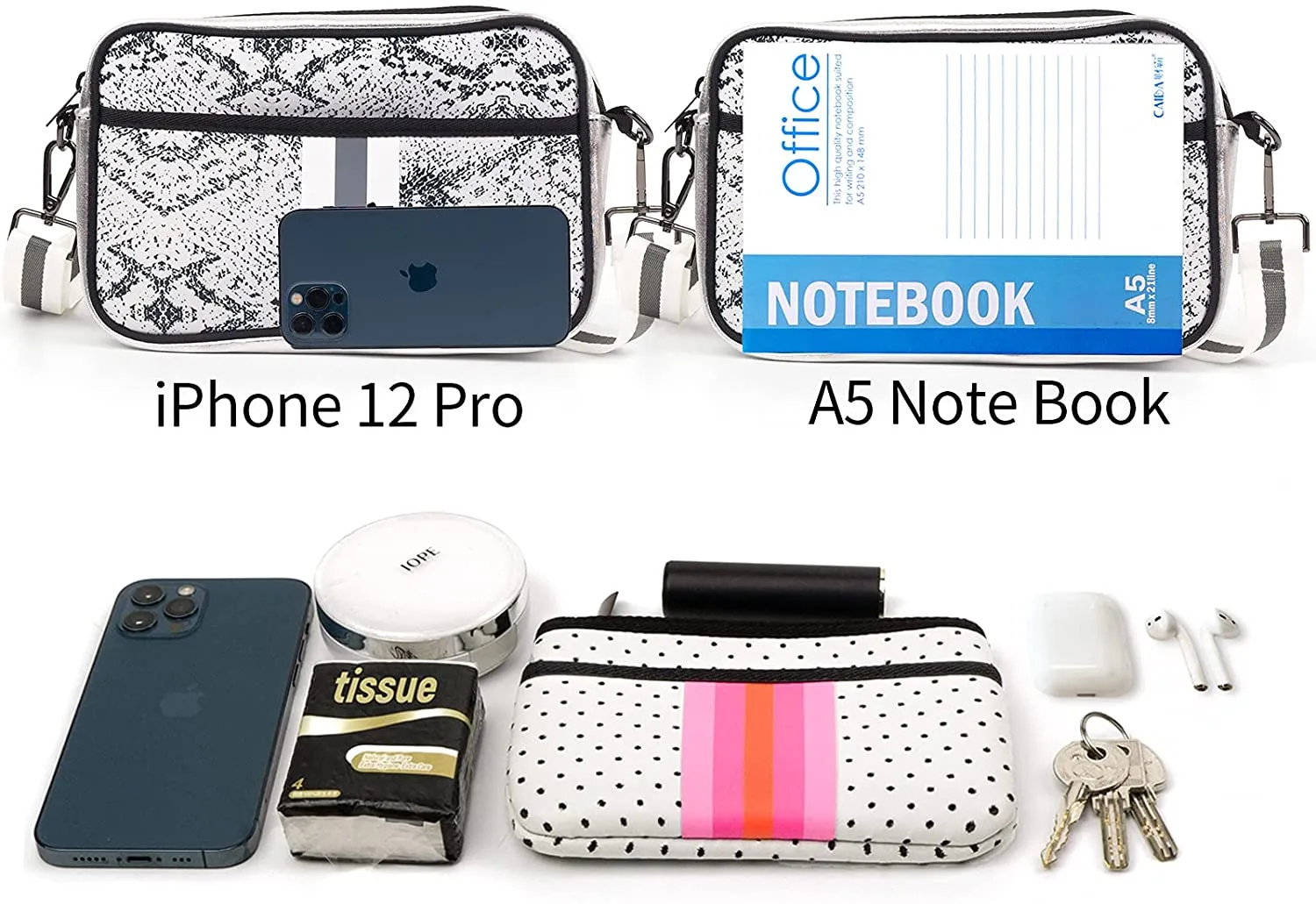 Chloe Neoprene Messenger Bag | Ounamei