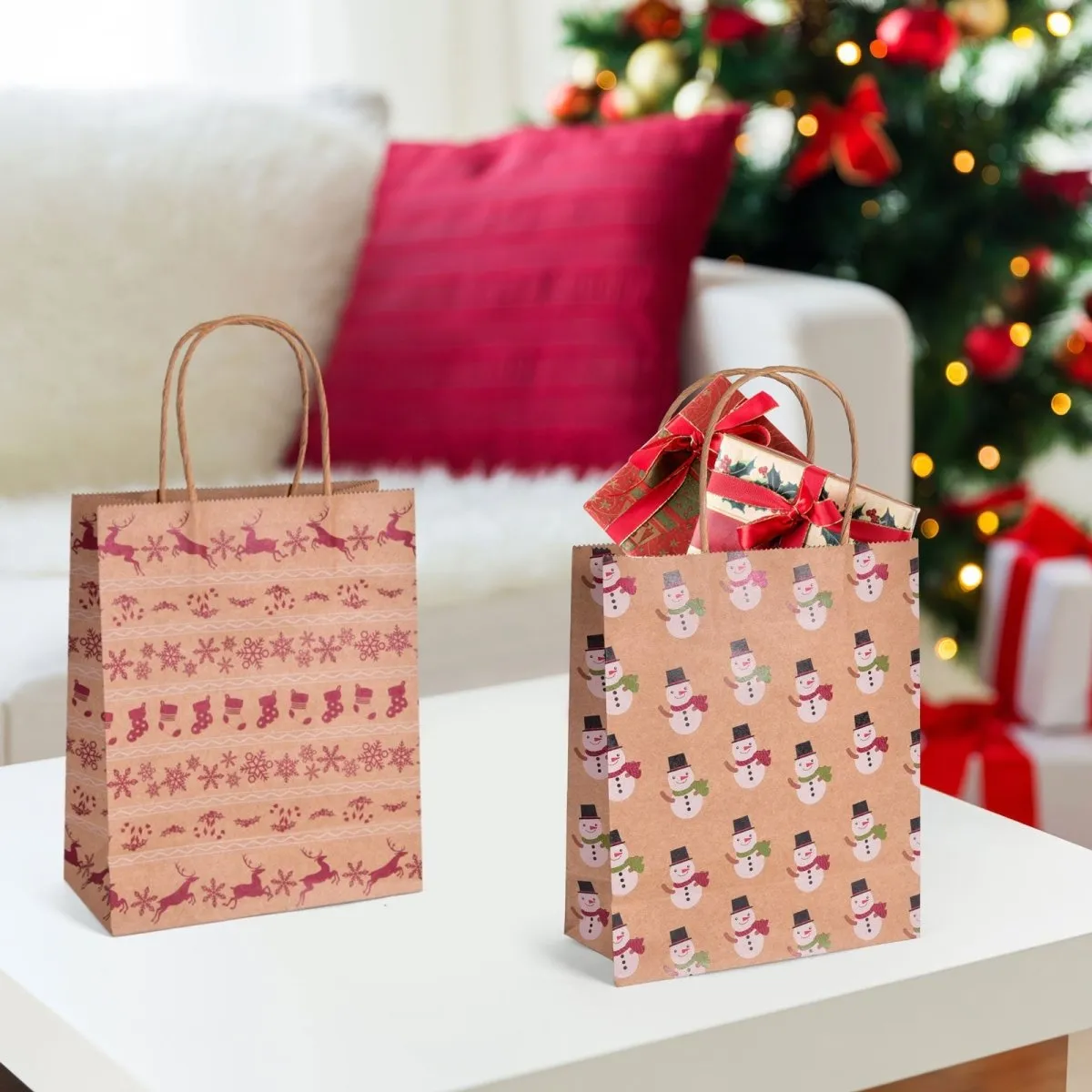 Christmas Gift Bags- Candy Edition