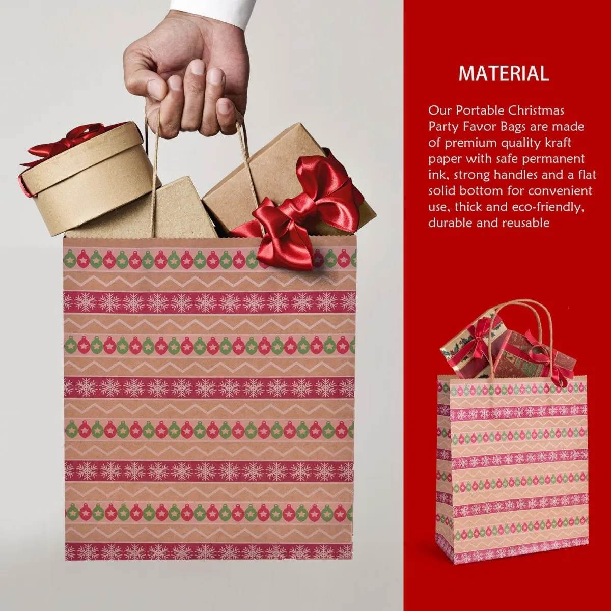 Christmas Gift Bags- Candy Edition