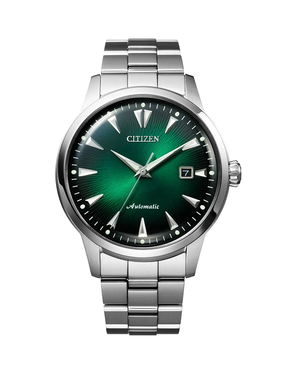 Citizen Automatic Green Dial Men's Watch NK0007-88X