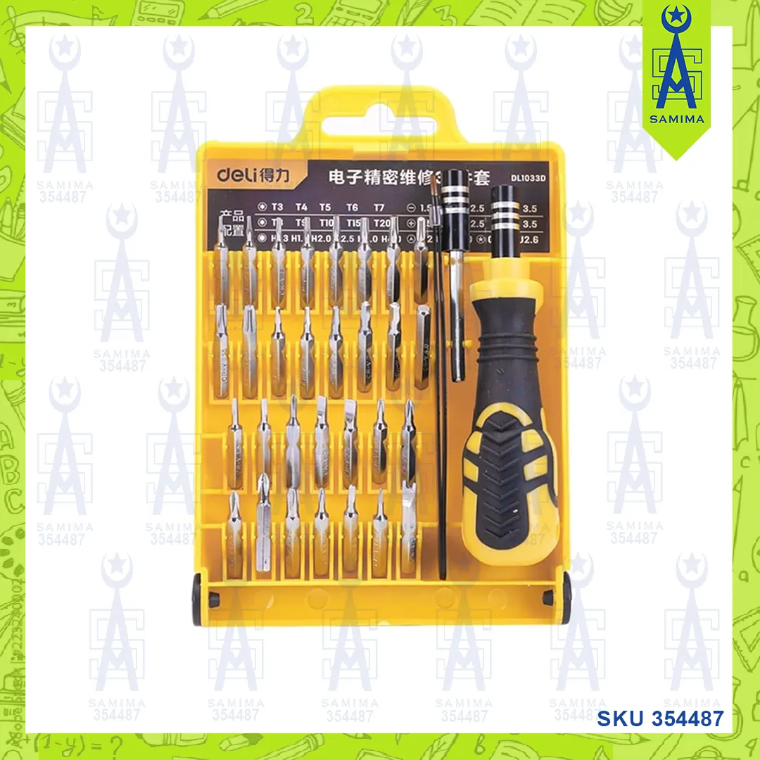 DELI DL306 SCREW DRIVER SET