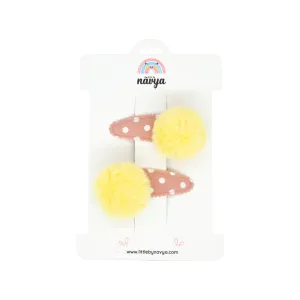 Dots and Dimples - Pom Pom Tic Tac Hair Clips (2-8 Years)