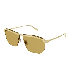 Dunhill Men's Yellow Aviator Sunglass