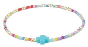 E Newton Hope Unwritten Bracelets - Signature Cross Bracelet - Hot Mess