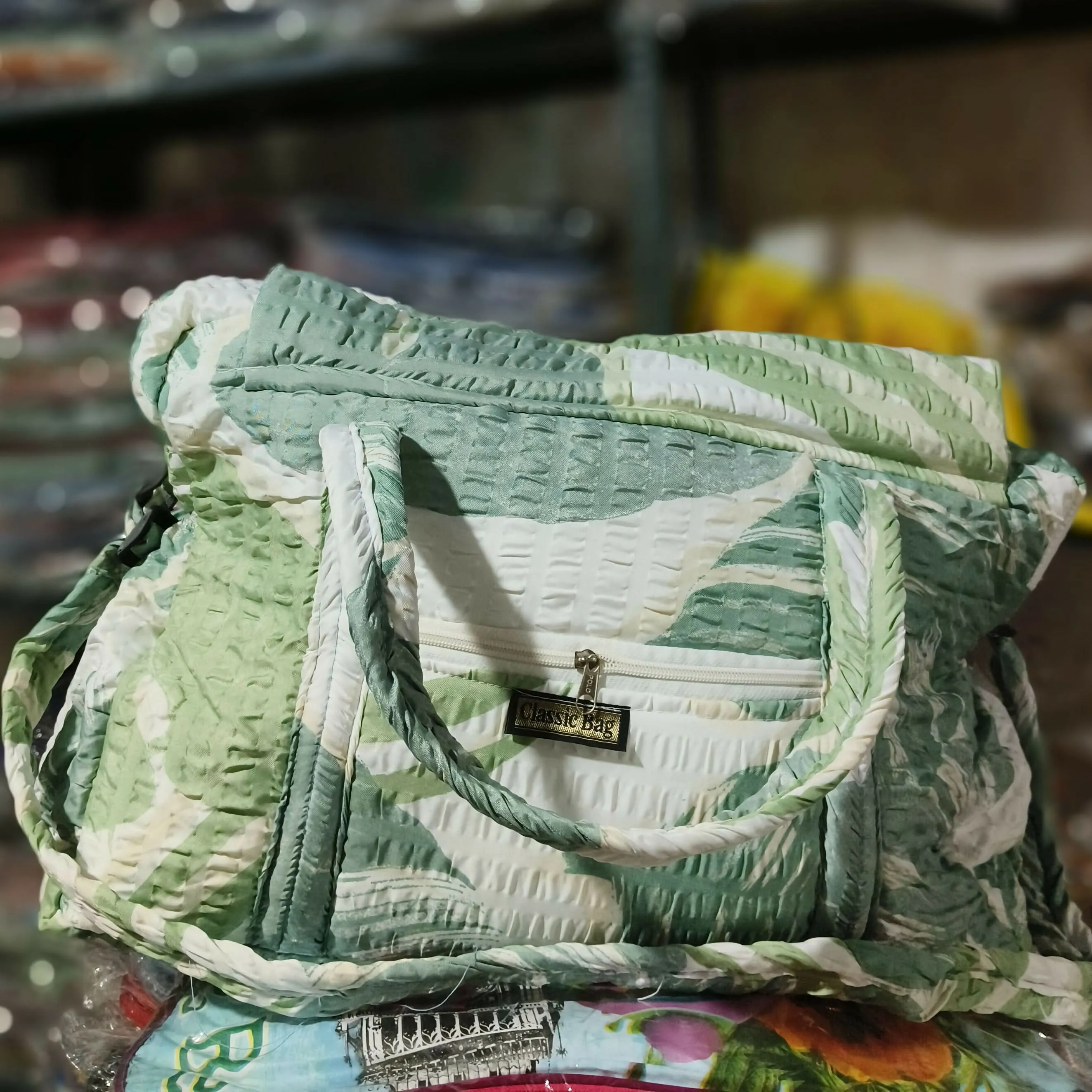 Eco-Chic Striped Handbag (TPT)