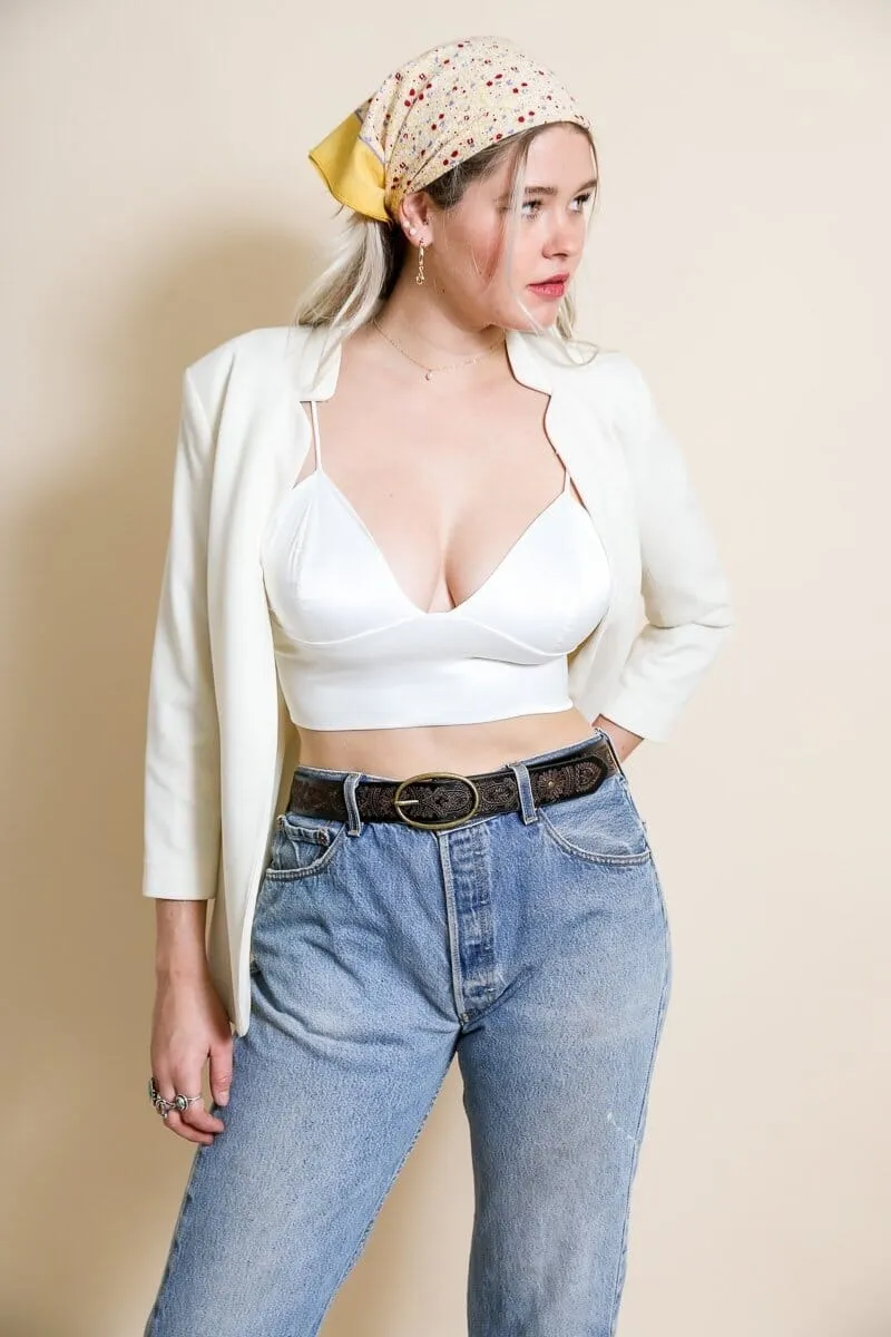 Floral Stitch Belt