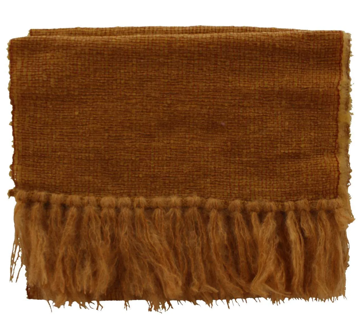 Fluffy Brushed Mohair Scarf 42 in x 200 in