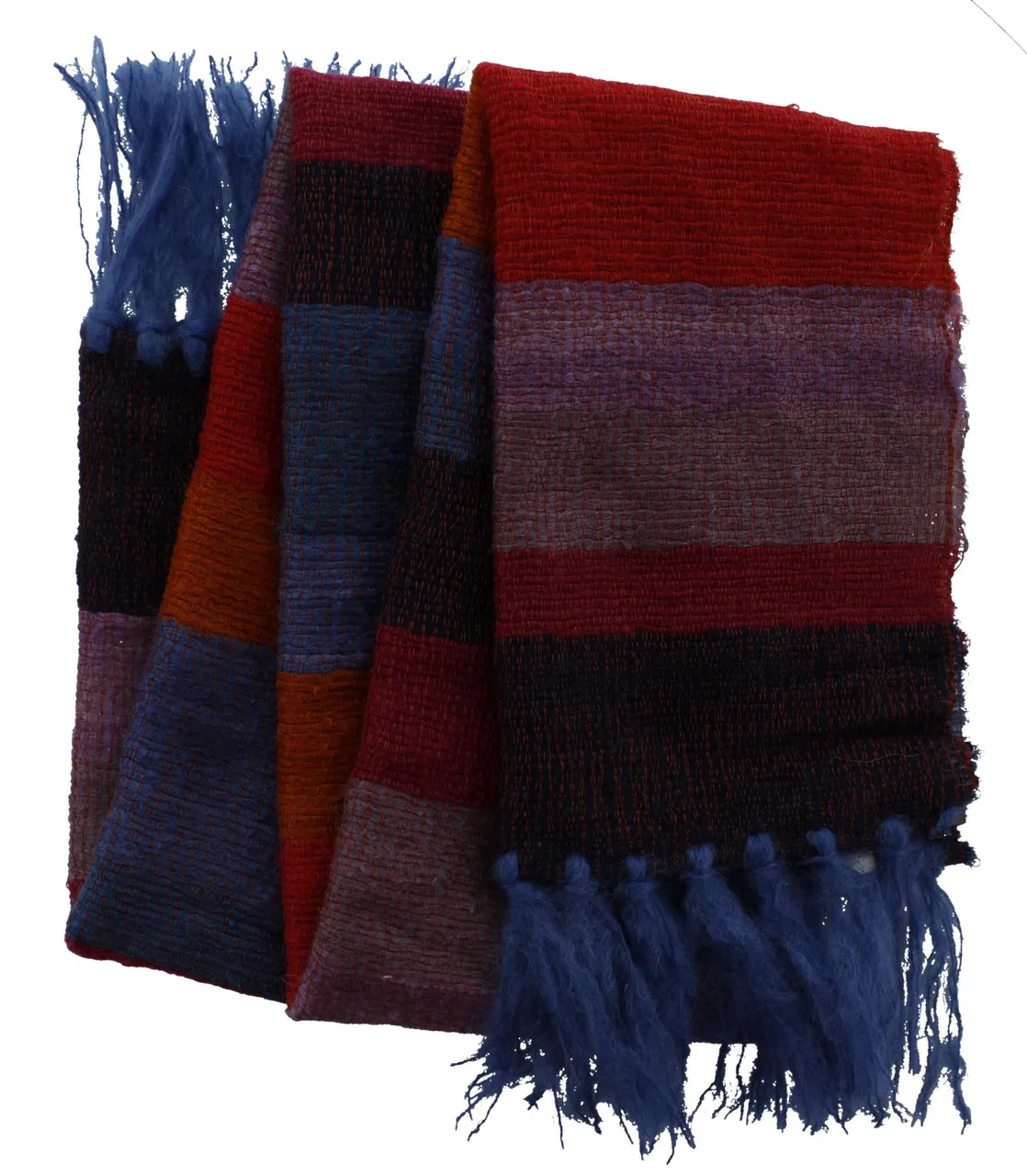 Fluffy Brushed Mohair Scarf 42 in x 200 in