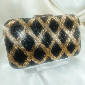 GALA Clutch (Gold and Black)