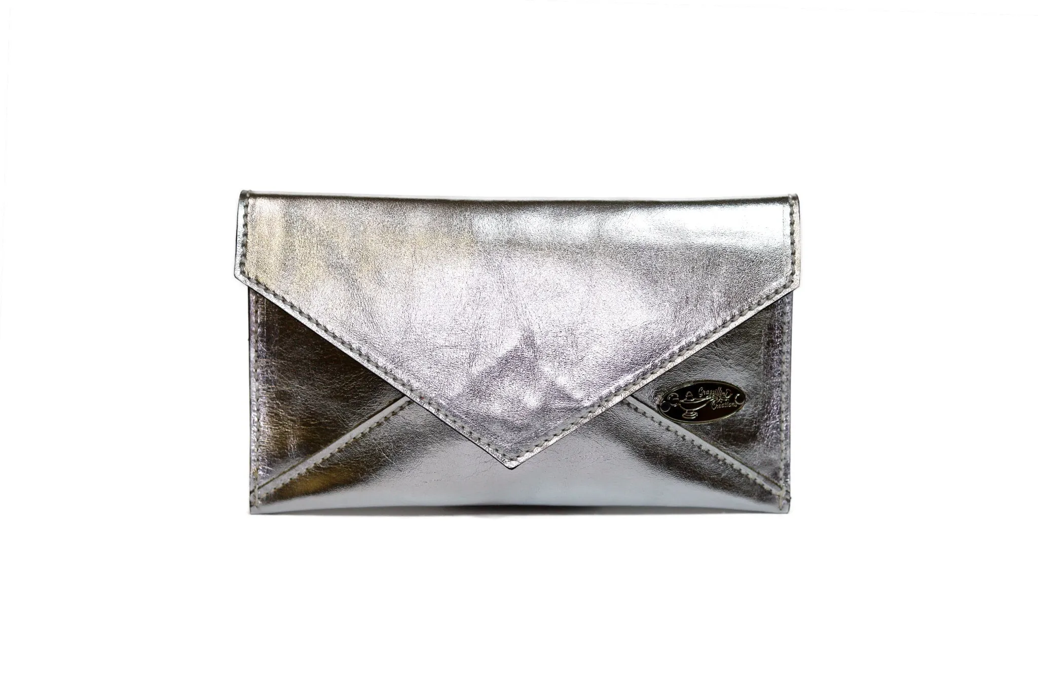 Half Way III Clutch | Metallic Silver