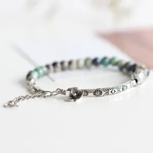 Hand-Woven Ceramic Ethnic Style Bracelet