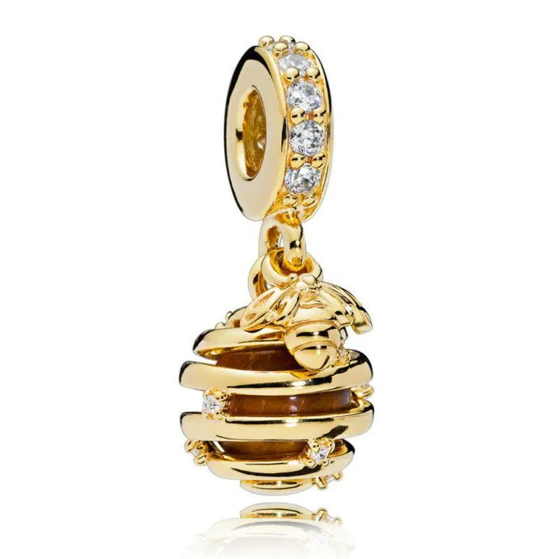 Honey Bee Charms Sterling Silver-Pandora Style