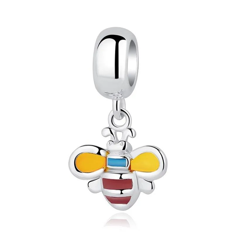 Honey Bee Charms Sterling Silver-Pandora Style