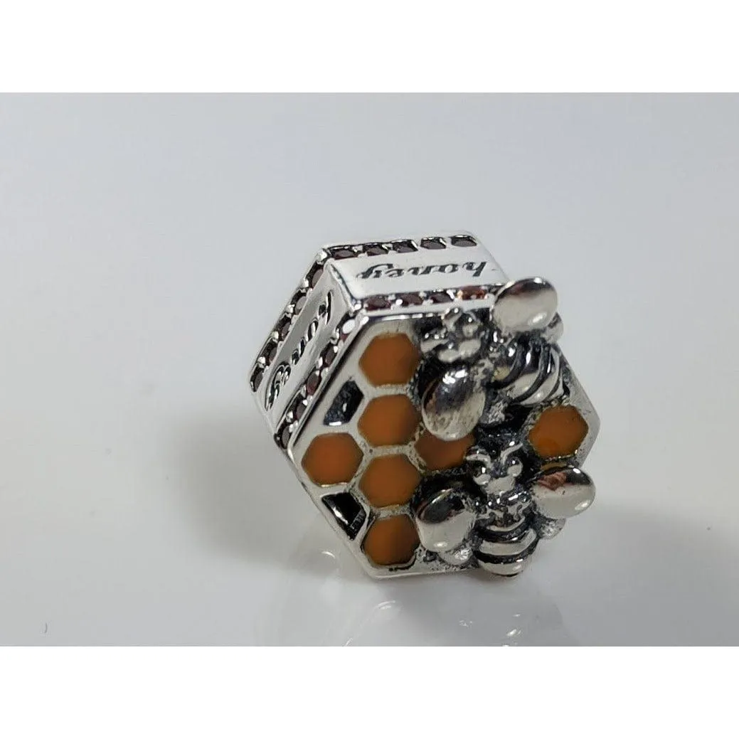 Honey Bee Charms Sterling Silver-Pandora Style