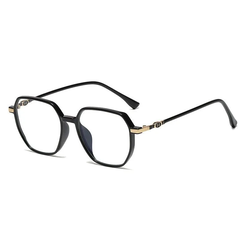 Hotony Women's Full Rim TR 90 Resin Square Frame Eyeglasses Lk304