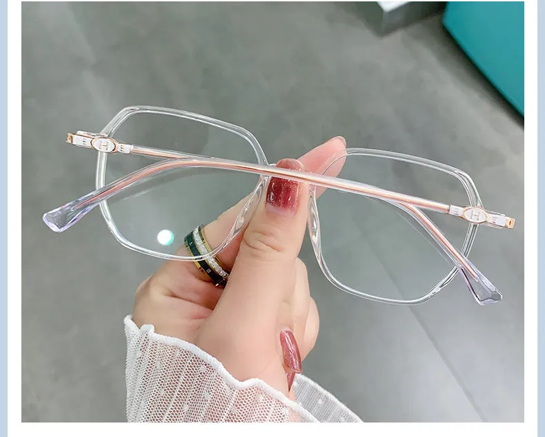 Hotony Women's Full Rim TR 90 Resin Square Frame Eyeglasses Lk304