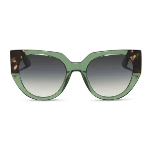 IVY - SAGE CRYSTAL WITH ESPRESSO   GREY GRADIENT   POLARIZED SUNGLASSES