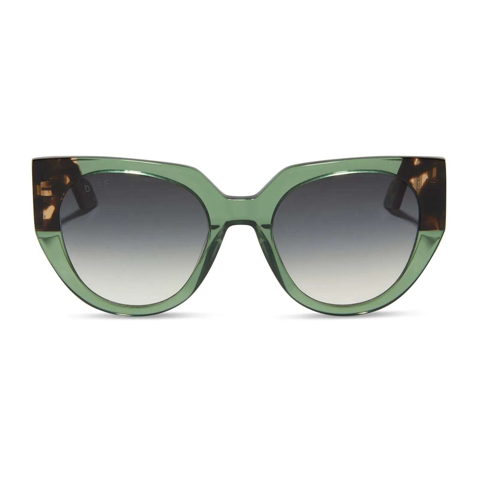 IVY - SAGE CRYSTAL WITH ESPRESSO   GREY GRADIENT   POLARIZED SUNGLASSES
