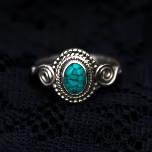 Jai Ring - Silver - Turquoise