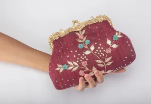 Joomer Embroidered Clutch Bag