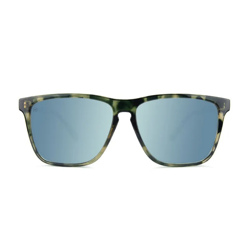 Knockaround Fast Lanes Sunglasses - Slate Tortoise Shell / Sky Blue