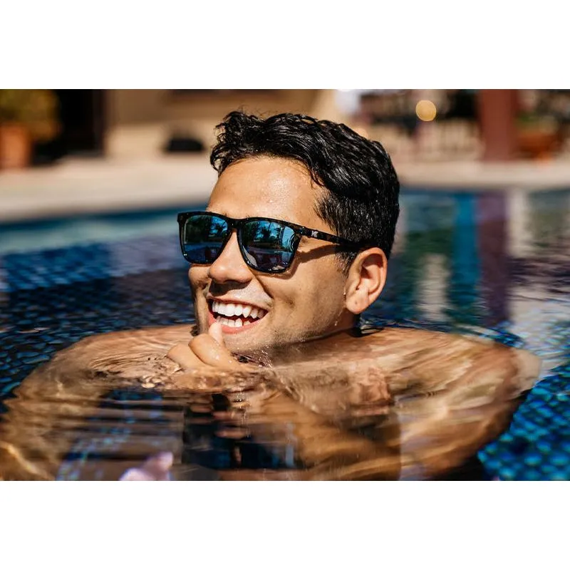 Knockaround Fast Lanes Sunglasses - Slate Tortoise Shell / Sky Blue