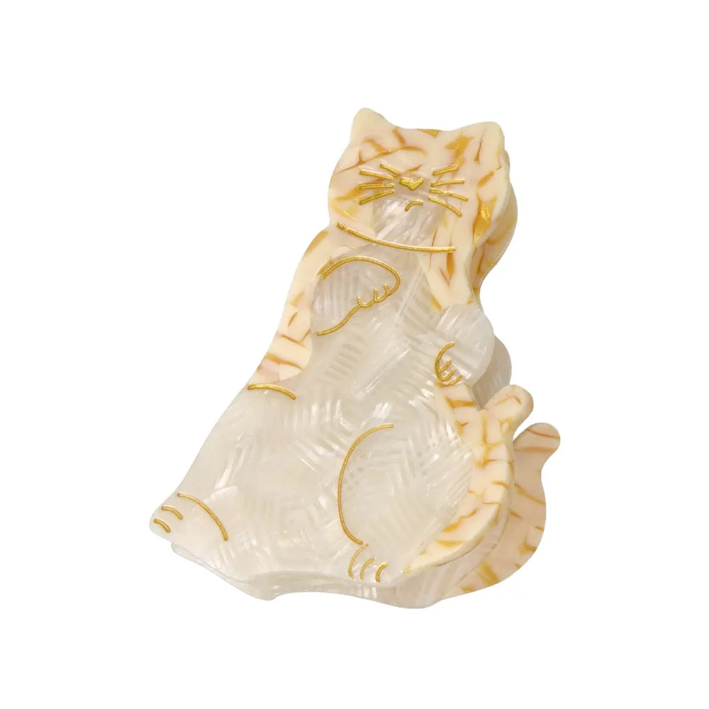 Laid Back Cat Hair Claw Clip