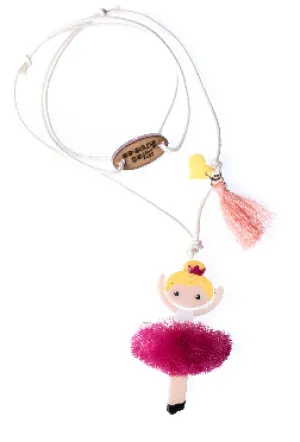 Lilies & Roses NY Ballerina Pink Necklace