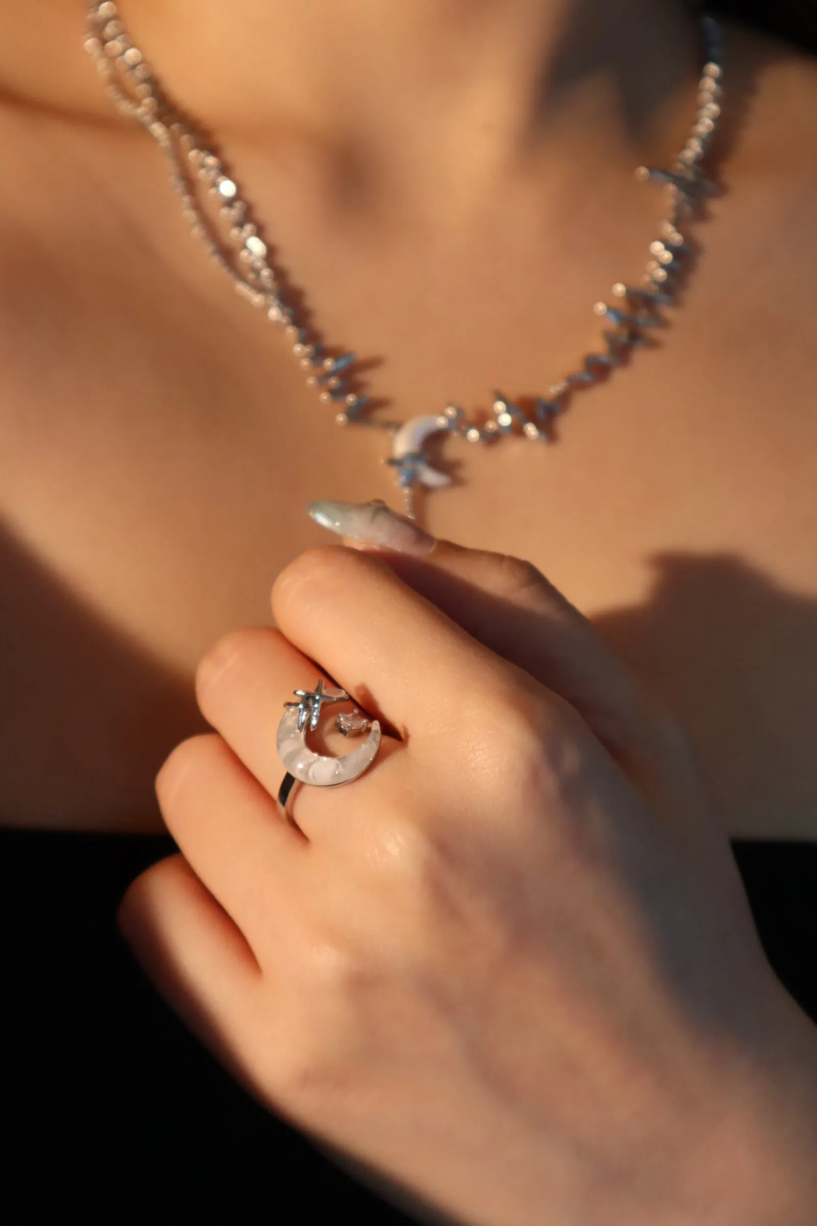 Moon Star Ring