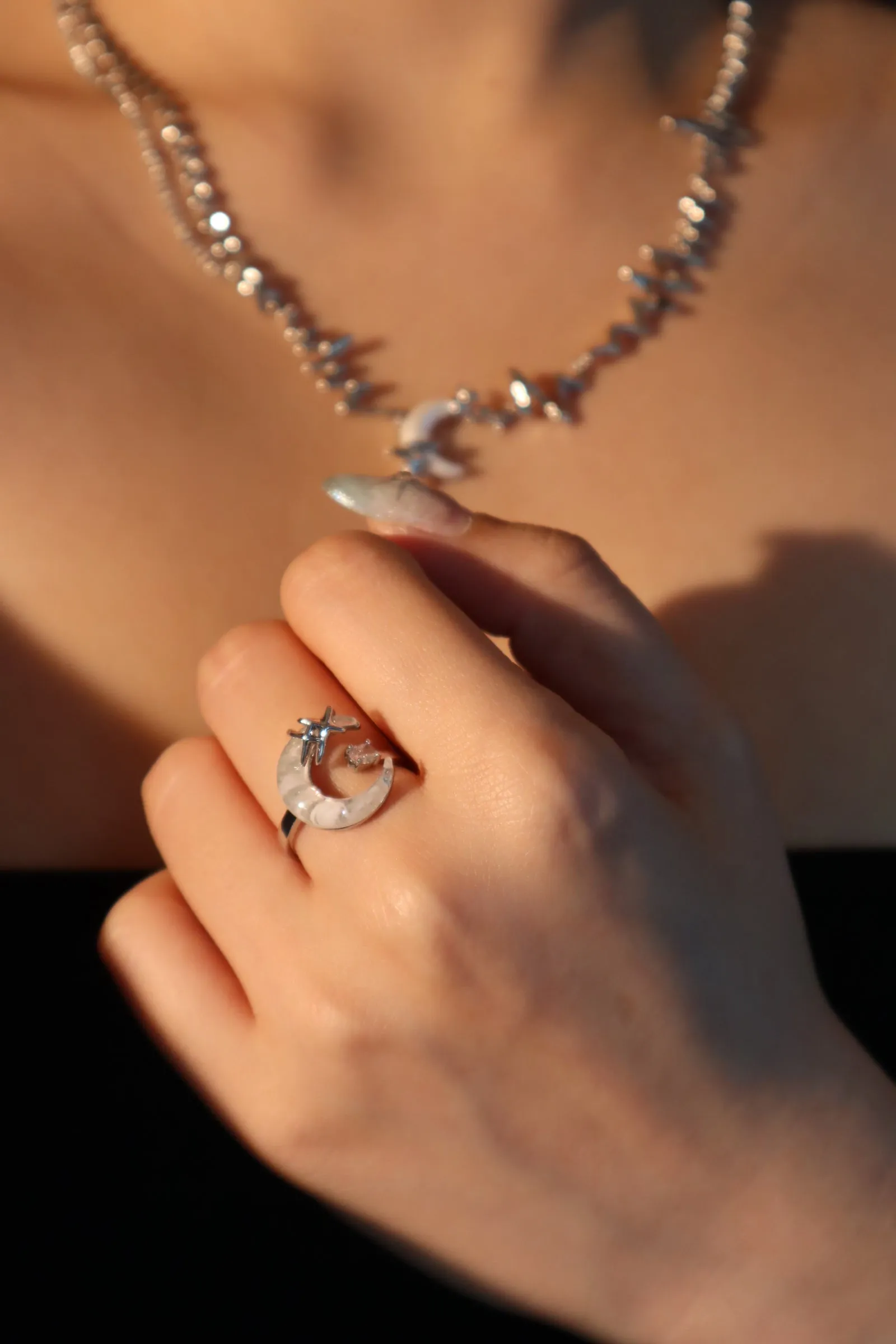 Moon Star Ring