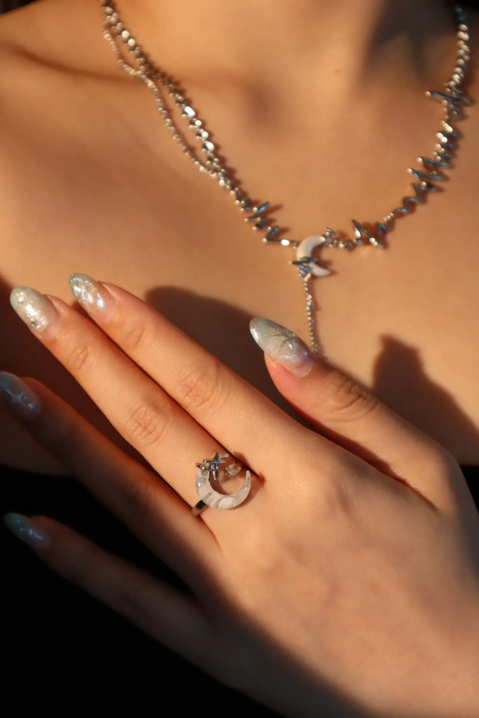 Moon Star Ring