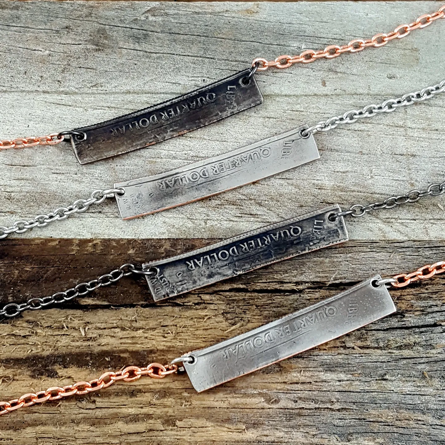 National Park Quarter Coin Bar Necklace