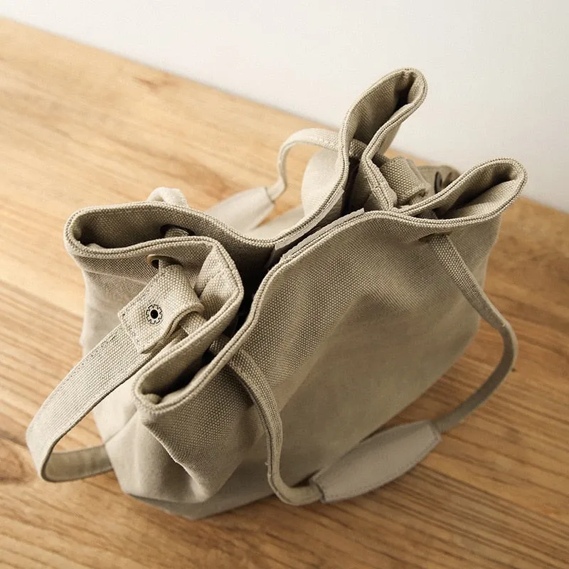 Original Casual Bucket Hand Bag High Quality Cotton Women