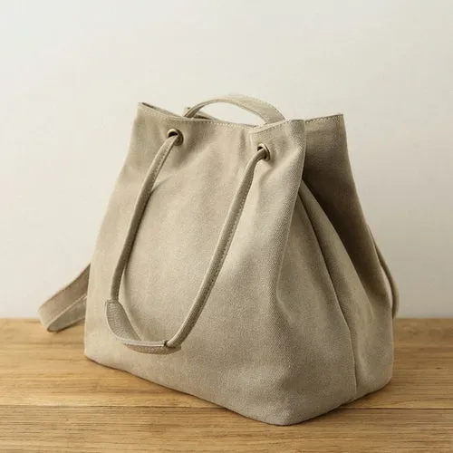 Original Casual Bucket Hand Bag High Quality Cotton Women