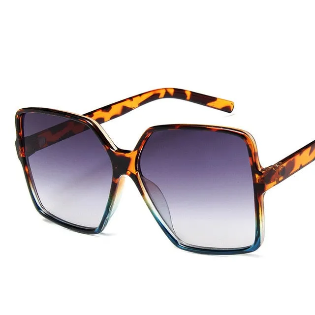 Oversize Gradient Sunglasses for Women