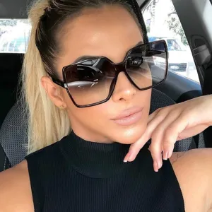 Oversize Gradient Sunglasses for Women